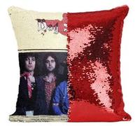 Fabulous Housse de Coussin à Sequin - Paillettes Rouge Keef Hartley Band Dog Soldier [40 x 40 cm] Rouge G