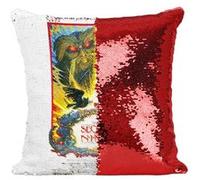 Fabulous Housse de Coussin à Sequin - Paillettes Rouge le Secret de Nimh Dessin Animé Enfants [40 x 40 cm] Rouge G