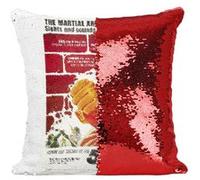 Fabulous Housse de Coussin à Sequin - Paillettes Rouge Learn the Secret of 5 Fingers of Death Poster Cinéma [40 x 40 cm] Rouge G