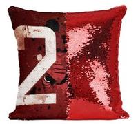 Fabulous Housse de Coussin à Sequin - Paillettes Rouge Michael Jordan 23 Chicago Bulls [40 x 40 cm] Rouge G