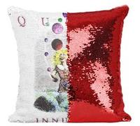 Fabulous Housse de Coussin à Sequin - Paillettes Rouge Queen Freddie Mercury Innuendo [40 x 40 cm] Rouge G