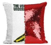 Fabulous Housse de Coussin à Sequin - Paillettes Rouge The Velvet Underground Andy Warhol [40 x 40 cm] Rouge G