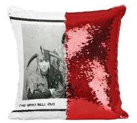 Fabulous Housse de Coussin à Sequin - Paillettes Rouge The Who Sell Out [40 x 40 cm] Rouge G