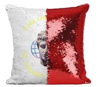 Fabulous Housse de Coussin à Sequin - Paillettes Rouge Universe is your to Expand [40 x 40 cm] Rouge G