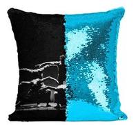 Fabulous Housse de Coussin à Sequin - Paillettes Turquoise Alvin Ailey Danse Contemporaine Ballet [40 x 40 cm] Turquoise G