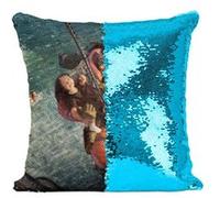 Fabulous Housse de Coussin à Sequin - Paillettes Turquoise Apex Legends Gibraltar Rescue [40 x 40 cm] Turquoise G