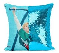 Fabulous Housse de Coussin à Sequin - Paillettes Turquoise BTS Love Yourself: Answer RM Rap Man [40 x 40 cm] Turquoise G