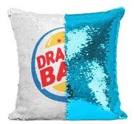 Fabulous Housse de Coussin à Sequin - Paillettes Turquoise Burger King Dragon Ball [40 x 40 cm] Turquoise G