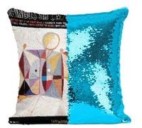 Fabulous Housse de Coussin à Sequin - Paillettes Turquoise Charles Mingus Album Cover Ah Um [40 x 40 cm] Turquoise G