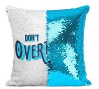 Fabulous Housse de Coussin à Sequin - Paillettes Turquoise Don't Overthink It [40 x 40 cm] Turquoise G