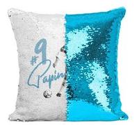 Fabulous Housse de Coussin à Sequin - Paillettes Turquoise Jean Pierre Papin Marseille [40 x 40 cm] Turquoise G