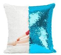 Fabulous Housse de Coussin à Sequin - Paillettes Turquoise Marilyn Monroe Robe Rouge [40 x 40 cm] Turquoise G