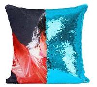 Fabulous Housse de Coussin à Sequin - Paillettes Turquoise Michael Jackson Concert 2002 Chanteur [40 x 40 cm] Turquoise G