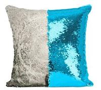 Fabulous Housse de Coussin à Sequin - Paillettes Turquoise Paradiso Dante Illustration Gustave Dore [40 x 40 cm] Turquoise G
