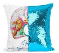 Fabulous Housse de Coussin à Sequin - Paillettes Turquoise Queen Freddie Mercury A Night at the Opera [40 x 40 cm] Turquoise G
