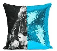Fabulous Housse de Coussin à Sequin - Paillettes Turquoise Ten Years After Groupe de Musique 2 [40 x 40 cm] Turquoise G