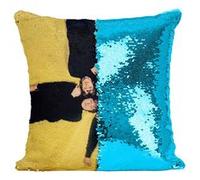 Fabulous Housse de Coussin à Sequin - Paillettes Turquoise The Beatles Hampstead 1965 [40 x 40 cm] Turquoise G