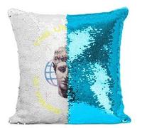 Fabulous Housse de Coussin à Sequin - Paillettes Turquoise Universe is your to Expand [40 x 40 cm] Turquoise G