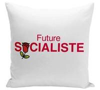 Fabulous Housse de coussin blanc Future Socialiste [40x40 cm] Blanc G
