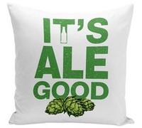 Fabulous Housse de coussin blanc IPA It's Ale Good [40x40 cm] Blanc G