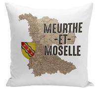 Fabulous Housse de coussin blanc Meurthe et Moselle carte ancienne [40x40 cm] Blanc G
