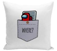 Fabulous Housse de coussin blanc Poche Surprise Imposteur [40x40 cm] Blanc G