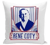 Fabulous Housse de coussin blanc René Coty [40x40 cm] Blanc G