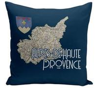Fabulous Housse de coussin bleu Alpes de Haute Provence carte ancienne [40x40 cm] Bleu G