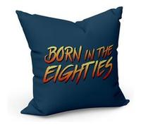 Fabulous Housse de coussin Bleu Born in the Eighties Street Fighter [40x40 cm] Bleu G