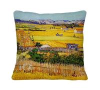 Fabulous Housse de Coussin en Lin - Van Gogh La Plaine de la Crau - 40 x 40 cm