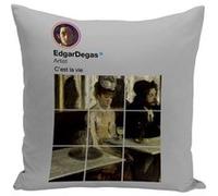 Fabulous Housse de coussin gris Edgar Degas Instagram [40x40 cm] Gris G