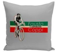 Fabulous Housse de coussin gris Fausto Coppi Vintage [40x40 cm] Gris G