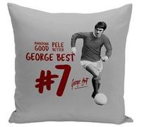 Fabulous Housse de coussin gris George Best [40x40 cm] Gris G