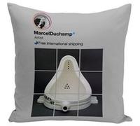 Fabulous Housse de coussin gris Marcel Duchamp R. Mutt Instagram [40x40 cm] Gris G