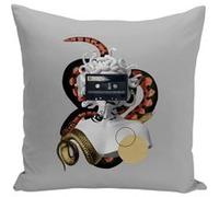 Fabulous Housse de coussin gris Médusa Cassette [40x40 cm] Gris G