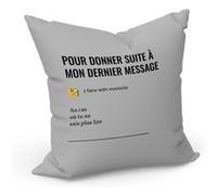 Fabulous Housse de coussin Gris Pour Donner Suite [40x40 cm] Gris G
