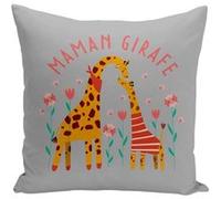 Fabulous Housse de coussin gris Sophie la Maman Girafe [40x40 cm] Gris G