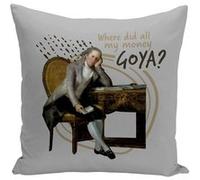 Fabulous Housse de coussin gris Where did all my money Goya ? [40x40 cm] Gris G