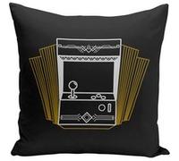 Fabulous Housse de coussin noir Arcade Gaming [40x40 cm] Noir G