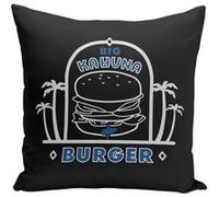Fabulous Housse de coussin noir Big Kahuna Burger [40x40 cm] Noir G