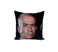 Fabulous Housse de Coussin Photo de Star Célébrité Louis De Funès Acteur Français Vieux Cinéma Original 6 40x40cm
