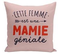 Fabulous Housse de coussin rose Cette Femme est une Mamie Géniale [40x40 cm] Rose G
