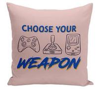 Fabulous Housse de coussin rose Choose your weapon [40x40 cm] Rose G