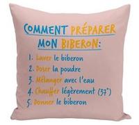 Fabulous Housse de coussin rose Comment Préparer un Biberon [40x40 cm] Rose G