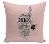 Fabulous Housse de coussin rose Corse carte ancienne [40x40 cm] Rose G