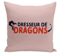 Fabulous Housse de coussin rose Dresseur de Dragons [40x40 cm] Rose G