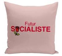 Fabulous Housse de coussin rose Futur Socialiste [40x40 cm] Rose G