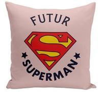 Fabulous Housse de coussin rose Futur Superman [40x40 cm] Rose G