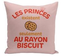 Fabulous Housse de coussin rose Les Princes existent seulement au Rayon Biscuit [40x40 cm] Rose G