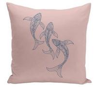 Fabulous Housse de coussin rose Poissons esotériques [40x40 cm] Rose G